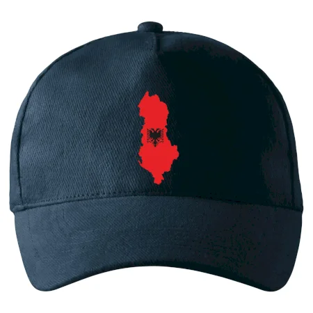 Albánsko mapa a znak