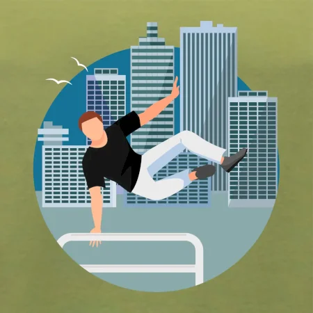 Parkour v meste
