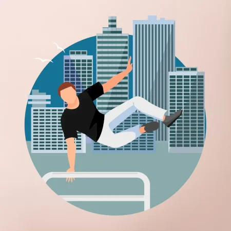 Parkour v meste