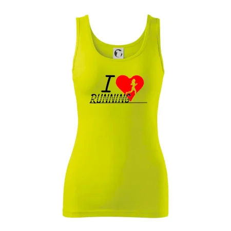 I love running dievča