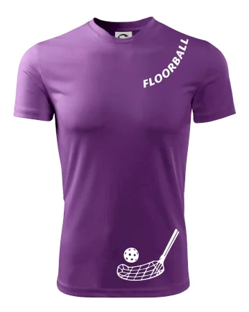 Floorball nápis šikmo