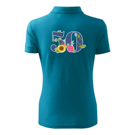 Kvetinové číslo kreslené - 50