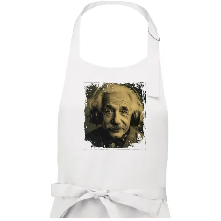 Albert Einstein so slúchadlami