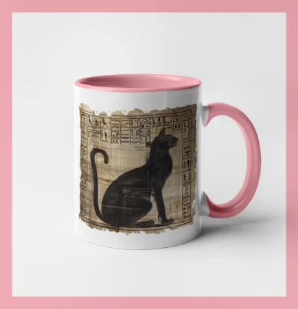 Egyptské hieroglyfy mačka