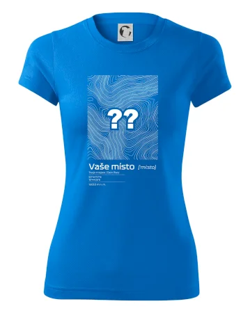 Vaše miesto - vrstevnice v obdĺžniku