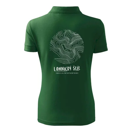 Lomnický štít - vrstevnice v kruhu