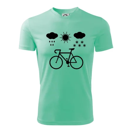 Cyklista za každého počasia