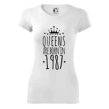 Queens are born in 1987