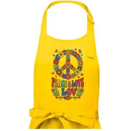 Peace and love - na výšku s květy