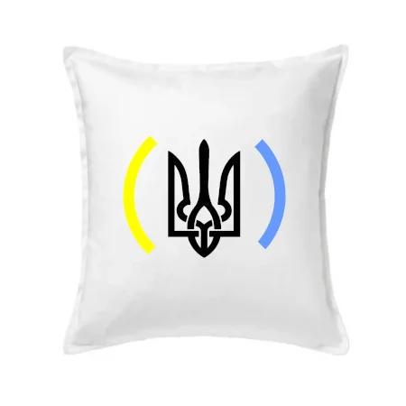 Ukrajina trojzubec s farbami