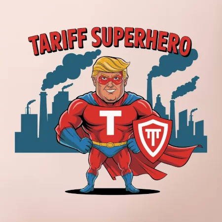 Tariff Superhero Trump