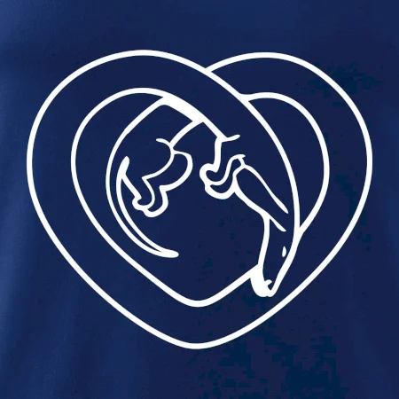 Jazvečík srdca - obrys