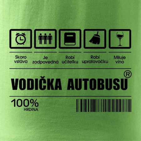 Čiarový kód - Vodička autobusu