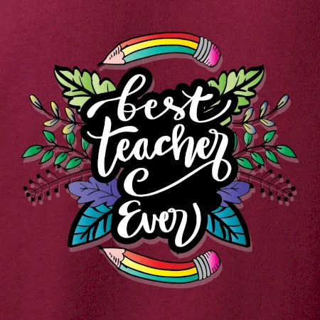 Farebné ceruzky best teacher ever