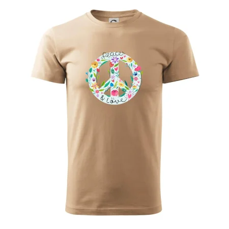 Peace and love symbol