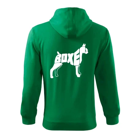 Boxer nápis v tele