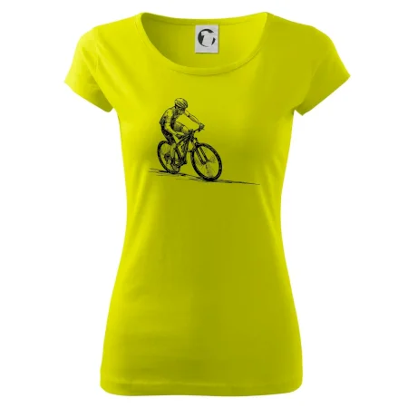 MTB kreslený cyklista