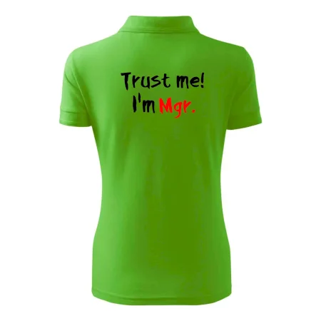Trust me I´m  Mgr. / Ver mi som Magister.