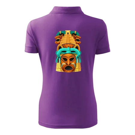 Mayová maska s pyramídou
