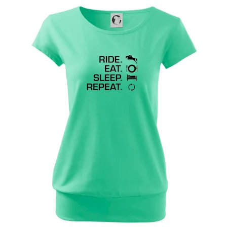 Ride Eat Sleep Repeat Kôň