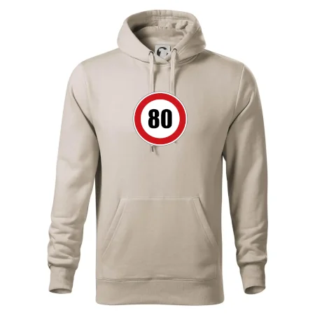 Dopravná značka - obmedzenie rýchlosti 80
