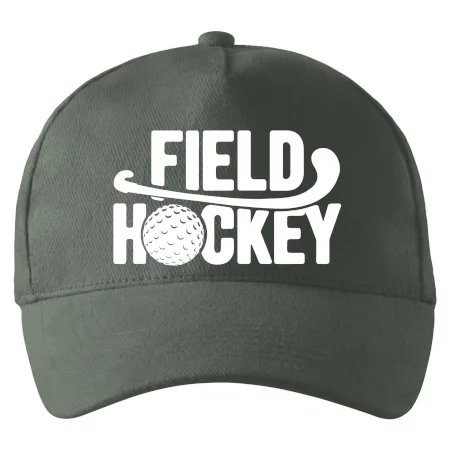 Field hockey loptička a nápis