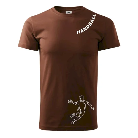 Handball nápis šikmo