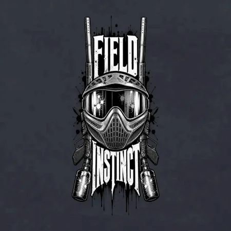 Čiernobiela maska – Field Instinct paintball