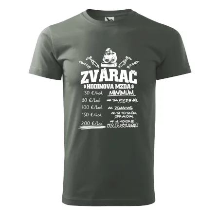 Hodinová mzda zvárač