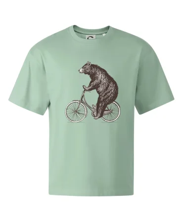 Medveď na bicykli