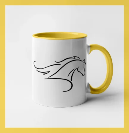 Kôň - bežiaci silueta hlavy