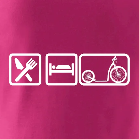 Eat sleep kolobežka veľké a malé koleso