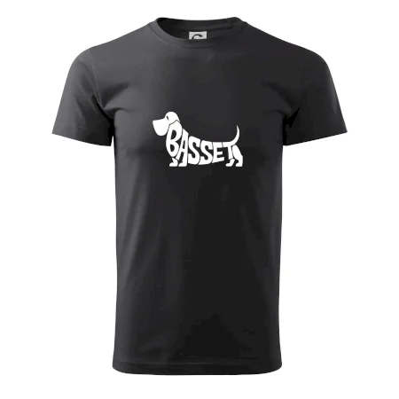 Basset nápis v tele