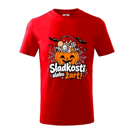 Sladkosť alebo žart tekvicový košík