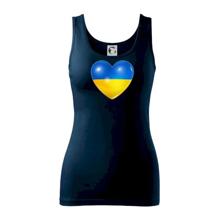 Ukrajina srdce vlajka