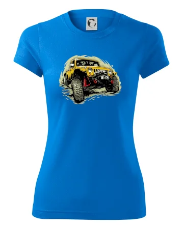 Žltý offroad s navijakom