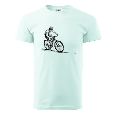 MTB kreslený cyklista