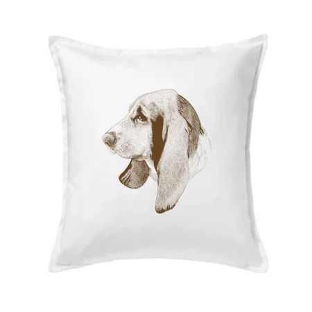 Basset - kreslená hlava