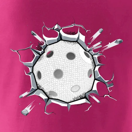 Florbal lopta v triku