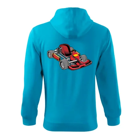 Motokára červená