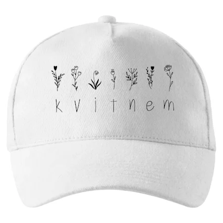Kvitnem - Nápis s kvetinami