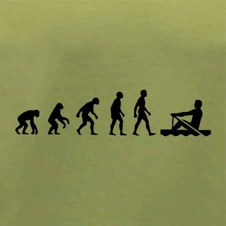 Evolúcia veslovanie 1 človek