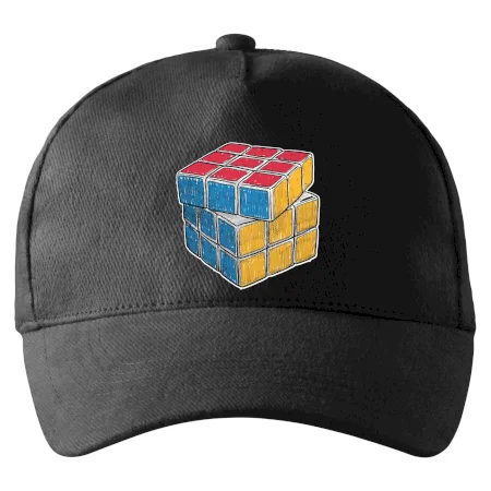 Rubikova kocka kreslená