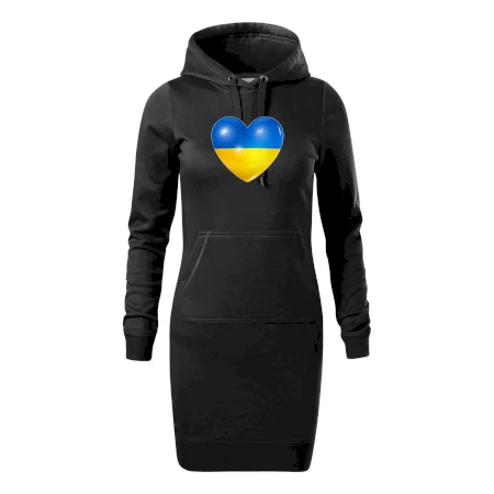 Ukrajina srdce vlajka