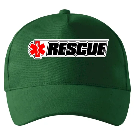 Záchranár rescue kríž červený