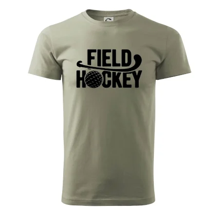 Field hockey loptička a nápis