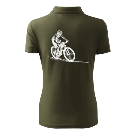 MTB kreslený cyklista