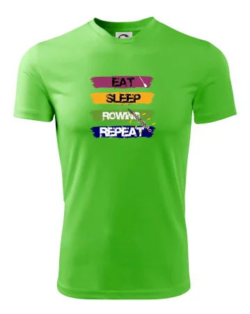 Eat sleep rowing repeat farebné