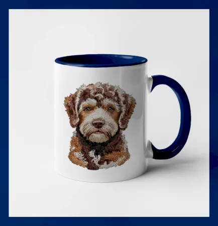 Lagotto romagnolo vyšívaná hlava