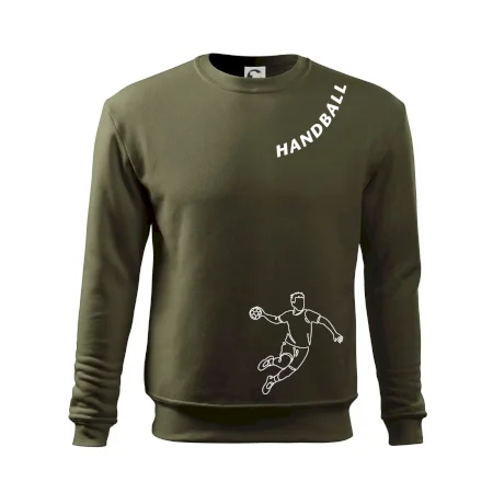 Handball nápis šikmo